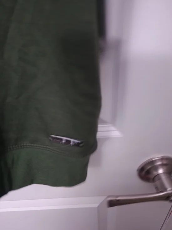 Nine West Active  Olive Green Long Sleeve Knit Sweater - Picture 3 of 6